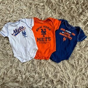 MLB New York Mets Bodysuit Set Size 12M